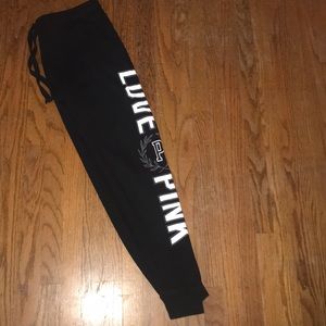 VS Pink Black sweatpants ❗️